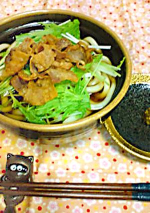 柚子胡椒で食べるはりはりうどん-レシピのメイン写真
