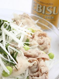 夏の定番!冷しゃぶのごまドレサラダ-レシピのメイン写真