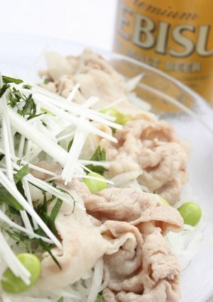 夏の定番！冷しゃぶのごまドレサラダ-レシピのメイン写真