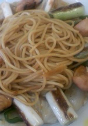 ステーキソースでパスタ-レシピのメイン写真