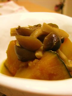 かぼちゃとしめじの煮物-レシピのメイン写真
