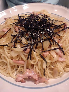 いかの塩辛パスタ・ぺペロンチーノ風-レシピのメイン写真