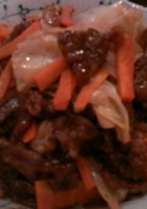 焼肉のタレで牛肉炒め-レシピのメイン写真