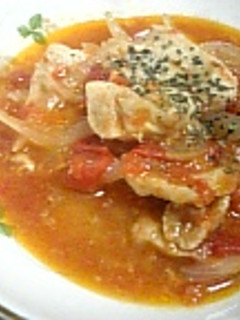 ❀レンジで簡単☆鶏肉のトマトスープ❀-レシピのメイン写真