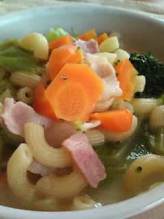 野菜たっぷりマカロニスープ『ソーパス』-レシピのメイン写真