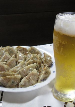 ビールがうまい！れんこん餃子-レシピのメイン写真