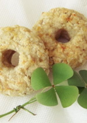 レンジでチン！パン粉とバナナのベーグル風-レシピのメイン写真