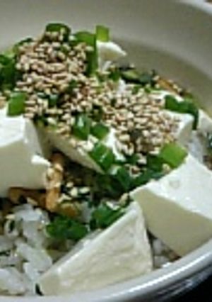 ❀豆腐茶漬け❀-レシピのメイン写真