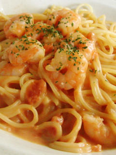 海老のトマトクリームパスタ-レシピのメイン写真