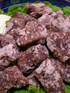 懐かしの味わい!鯨の竜田揚げ♪-レシピのメイン写真