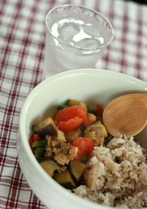 夏野菜ｄｅラタトゥーユ丼。-レシピのメイン写真
