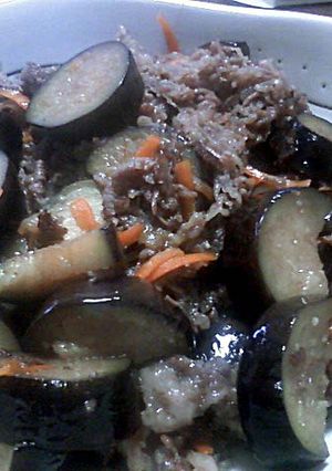 牛肉と茄子の炒め煮-レシピのメイン写真