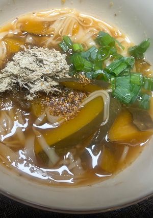 カボチャとバチソーメンのお汁-レシピのメイン写真