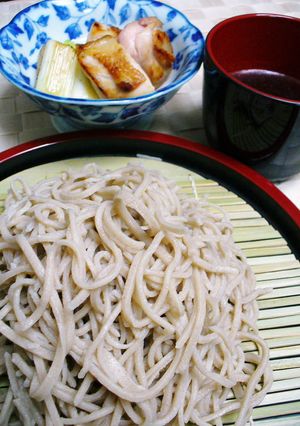 名水で手打ち蕎麦　冷やし鶏せいろ-レシピのメイン写真