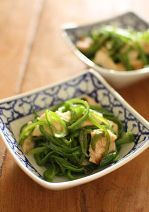【簡単副菜】鶏ささみとピーマンの炒めもの-レシピのメイン写真