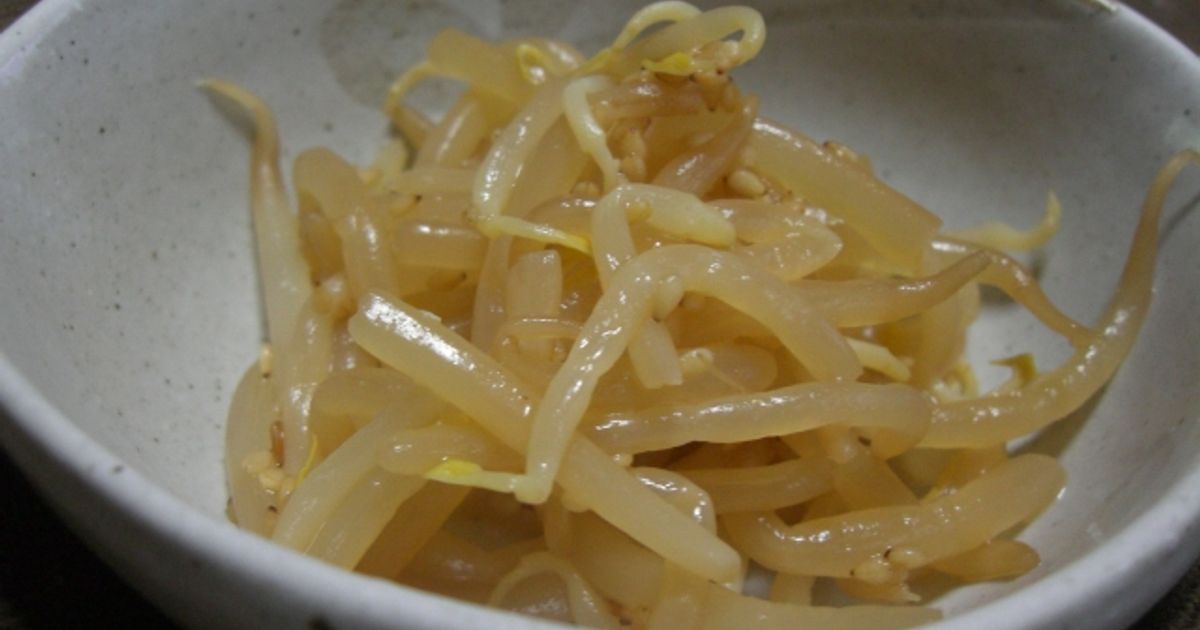 ささっと1品！もやしのからしポン酢あえ by さやぴ7 【クックパッド