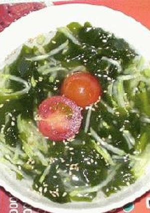 きゅうりとわかめの冷たいスープ-レシピのメイン写真