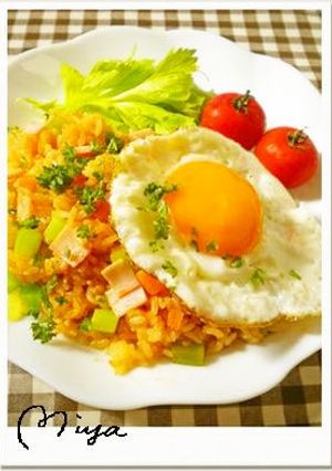 セロリがたっぷり♡ケチャップライス♪-レシピのメイン写真