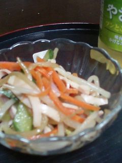 ハムと野菜のさっぱりサラダ-レシピのメイン写真