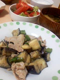 なすと豚肉の味噌炒め-レシピのメイン写真