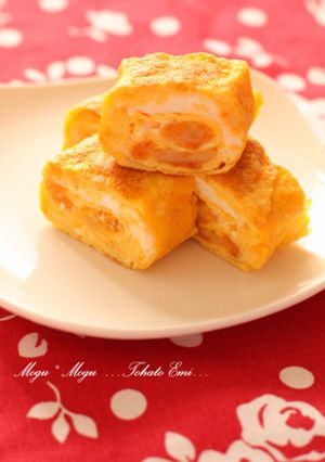 冷凍食品で♡プリプリ海老の卵焼き-レシピのメイン写真