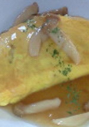 混ぜるだけ〜和風オムライス-レシピのメイン写真
