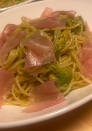 アボカドと生ハムの冷製パスタ-レシピのメイン写真