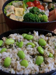 お弁当に♪即席枝豆ごはん☆-レシピのメイン写真
