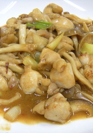 鶏肉とキノコのバター炒め-レシピのメイン写真