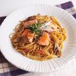 【醤油】すだち香る 鮭の醤油パスタ