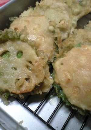 蓮根と大葉のあっさり挟み揚げ-レシピのメイン写真