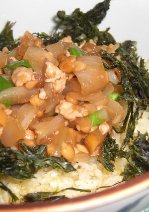 ネバネバ納豆と野菜の炒め物～あんかけ風～-レシピのメイン写真