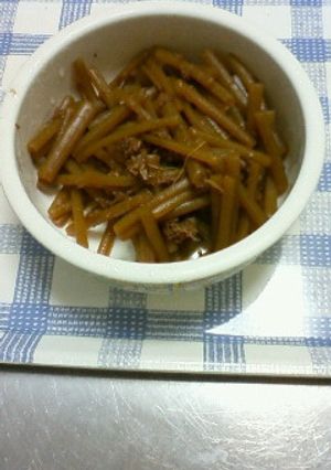 やまぶきの煮物-レシピのメイン写真