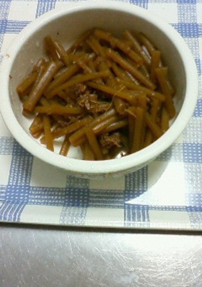 やまぶきの煮物-レシピのメイン写真