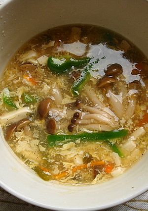 豆腐としめじの簡単♪サンラータン-レシピのメイン写真