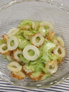 めんつゆdeちくわときゅうりのナムル風-レシピのメイン写真