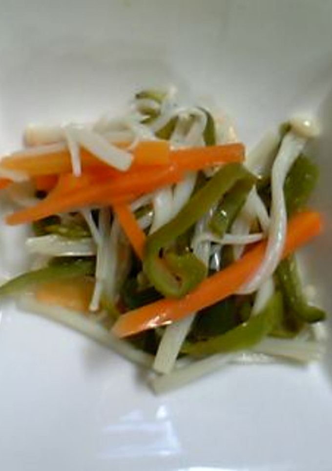 えのきとにんじんの酢物-レシピのメイン写真