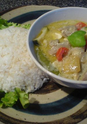 我が家のグリーンカレー-レシピのメイン写真