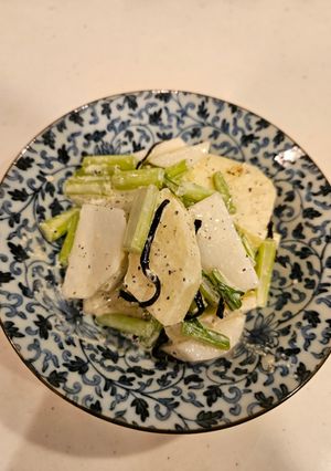 かぶとりんごの塩こぶサラダ　　　#副菜-レシピのメイン写真
