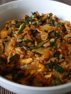 ニラたっぷり☆スタミナキムチチャーハン-レシピのメイン写真