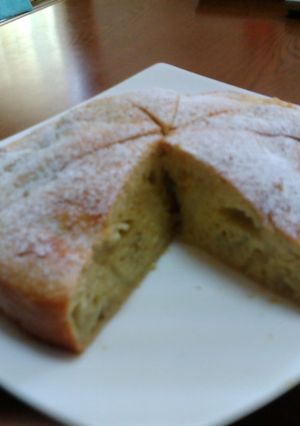 りんごとバナナのキャラメルケーキ-レシピのメイン写真