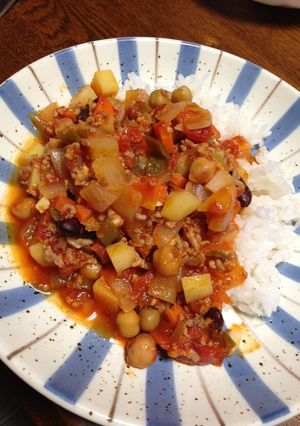 挽き肉のトマト煮（フィリピン料理風）-レシピのメイン写真