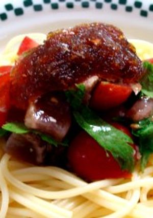 かつおの冷製パスタ　シャーベットだれ-レシピのメイン写真