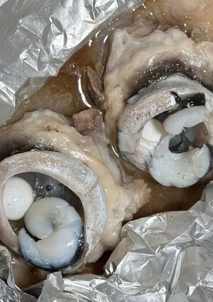 まぐろの目玉の簡単♡ホイル焼き 塩のみ！-レシピのメイン写真