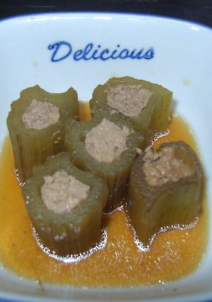 おふくろの味!!らわんぶきの肉詰め煮-レシピのメイン写真