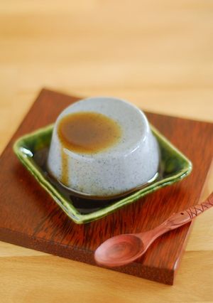 黒ごまプリン-レシピのメイン写真
