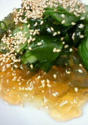 寒天できゅうりの酢の物-レシピのメイン写真