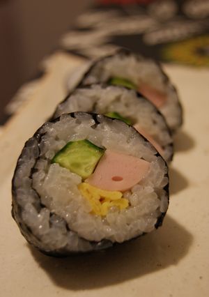 三色巻き寿司-レシピのメイン写真