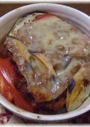 ナスとトマトのオーブン焼き-レシピのメイン写真