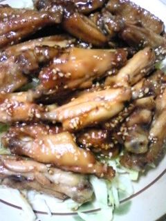 やみつき♪手羽中の甘辛煮-レシピのメイン写真